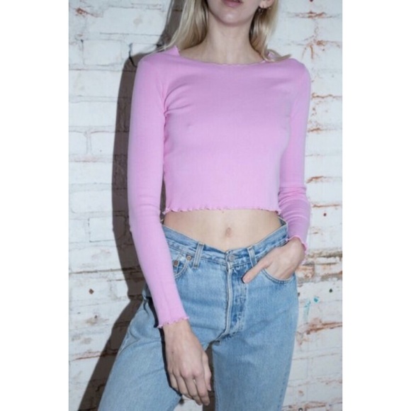 SOLD Brandy Melville Pink Wynn Top - Picture 1 of 4